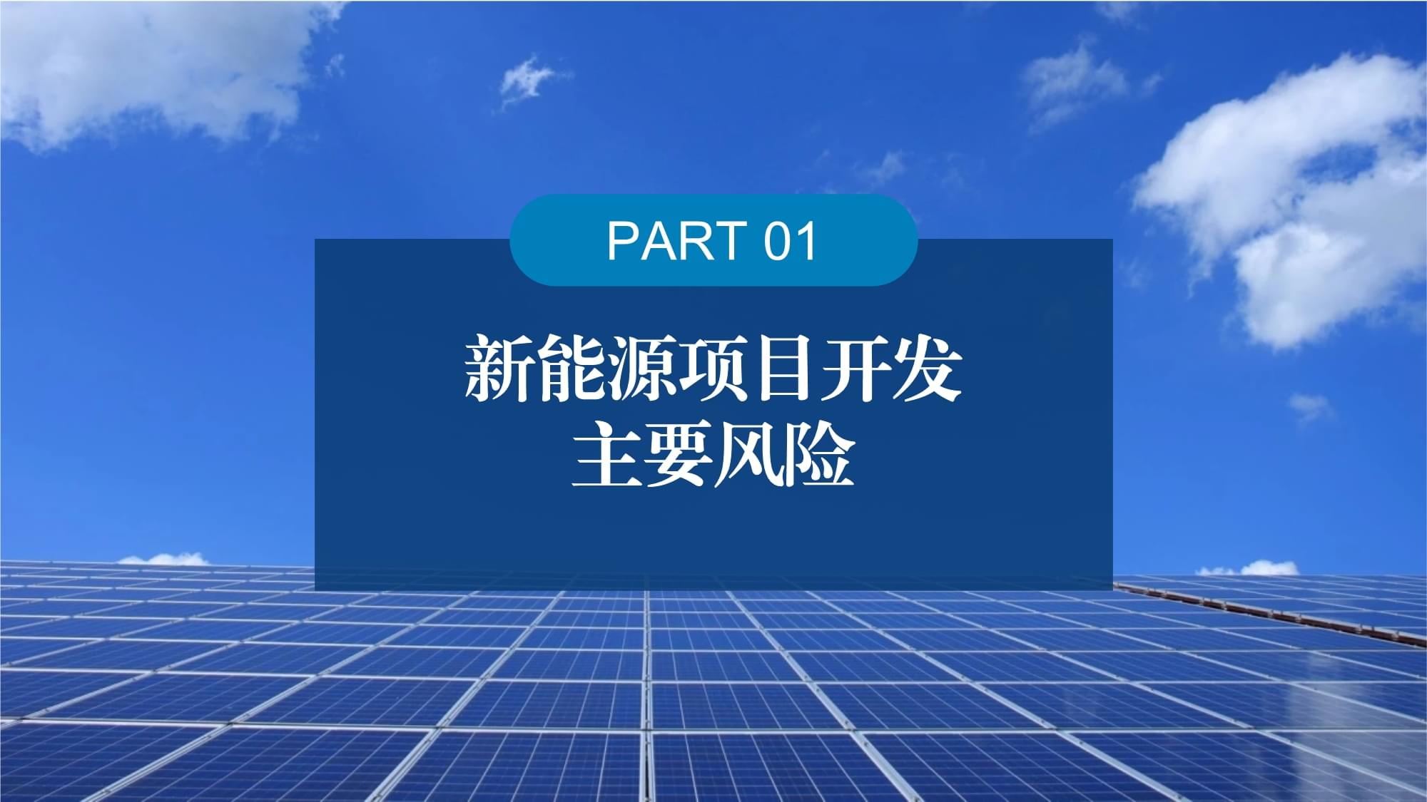 新能源項(xiàng)目投資開(kāi)發(fā)風(fēng)險(xiǎn)與機(jī)遇應(yīng)對(duì)